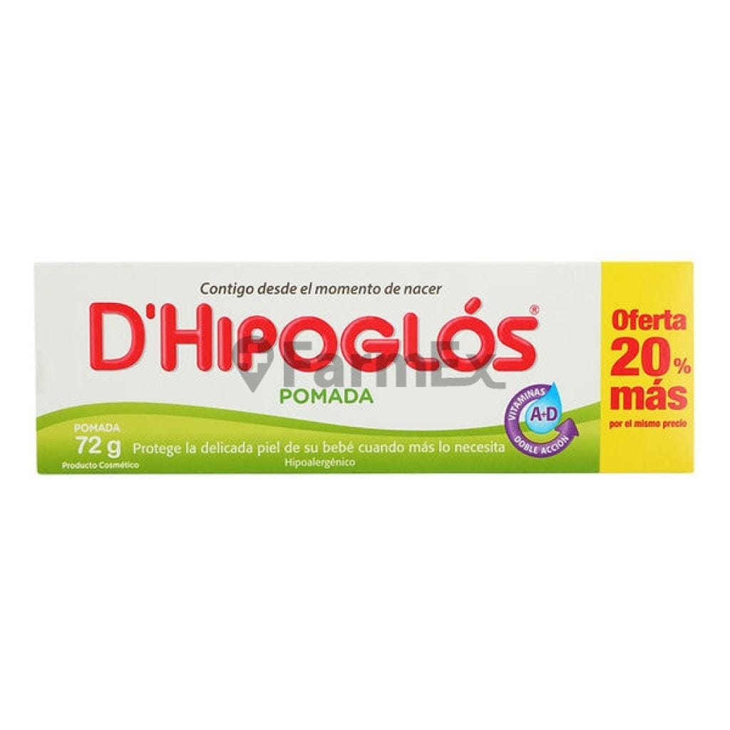 D'Hipoglós pomada x 72 g Farmex-MiaHealth-Persistente 