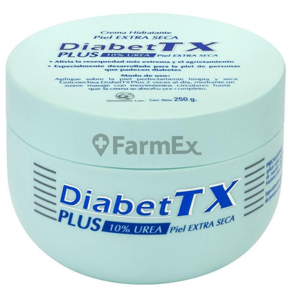 DiabetTX Crema Plus Urea x 250 g Farmex-Pluxee-Persistente 