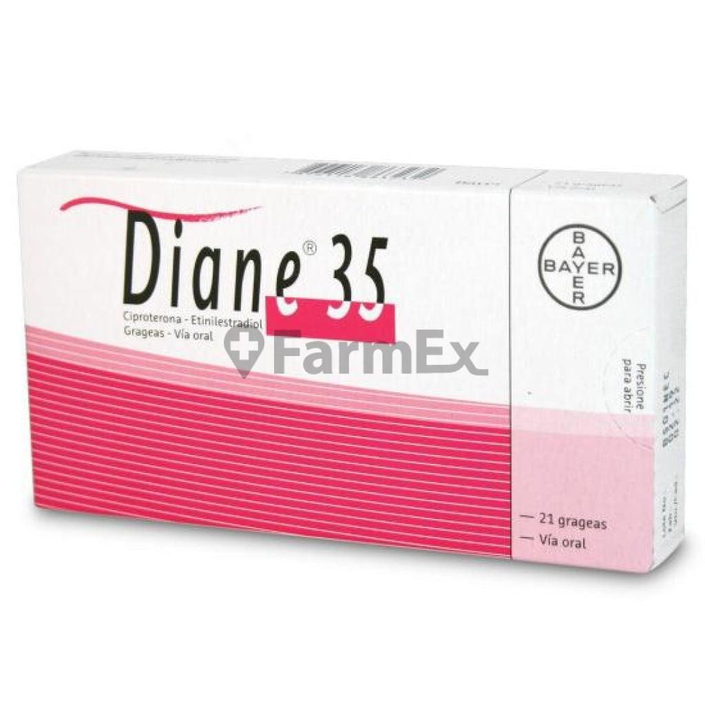 Diane 35 x 21 grageas.