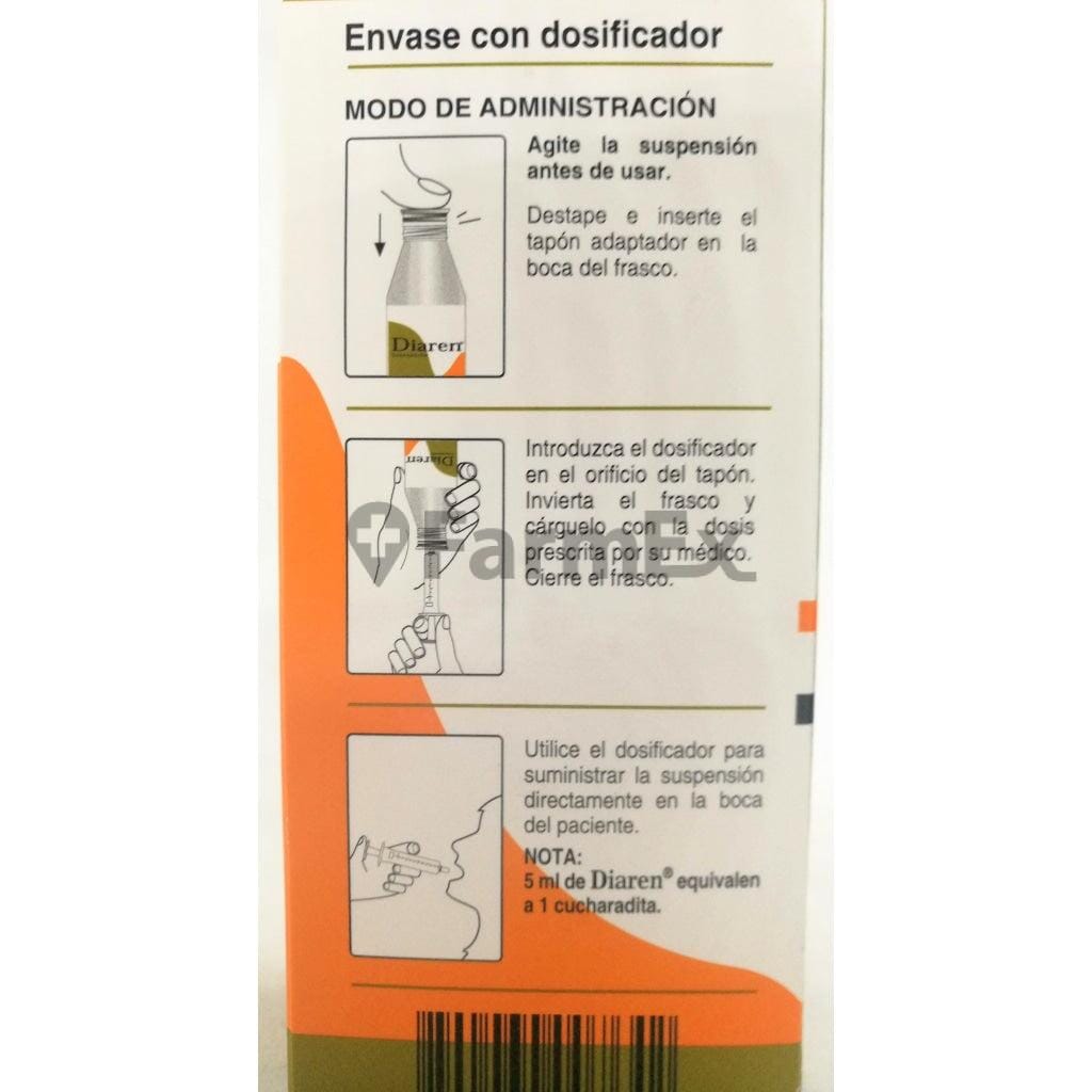 Diaren Suspensión x 100 mL Farmex-Fonasa-Persistente 