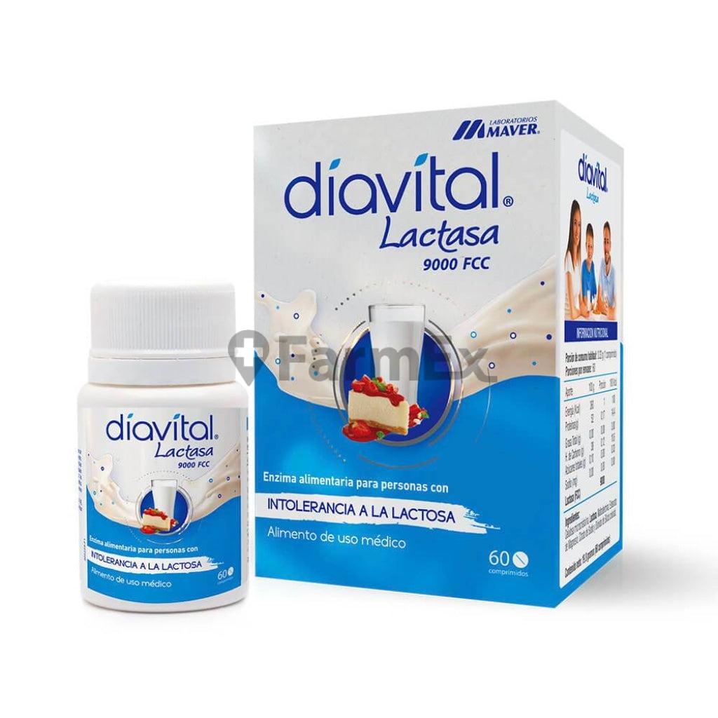 Diavital Lactasa 9.000 FCC x 30 comprimidos.