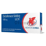 Diclofenaco Retard 100 mg x 8 cápsulas.