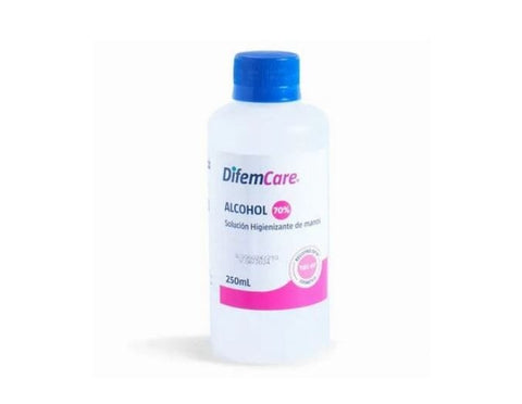 Difem Care Alcohol 70% Solución Higienizante De Manos 250Ml