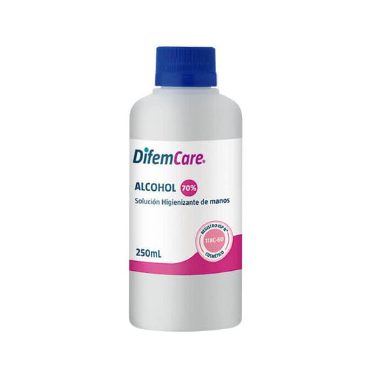 Difem Care Alcohol 70% Solución Higienizante De Manos 250Ml DifemCare 