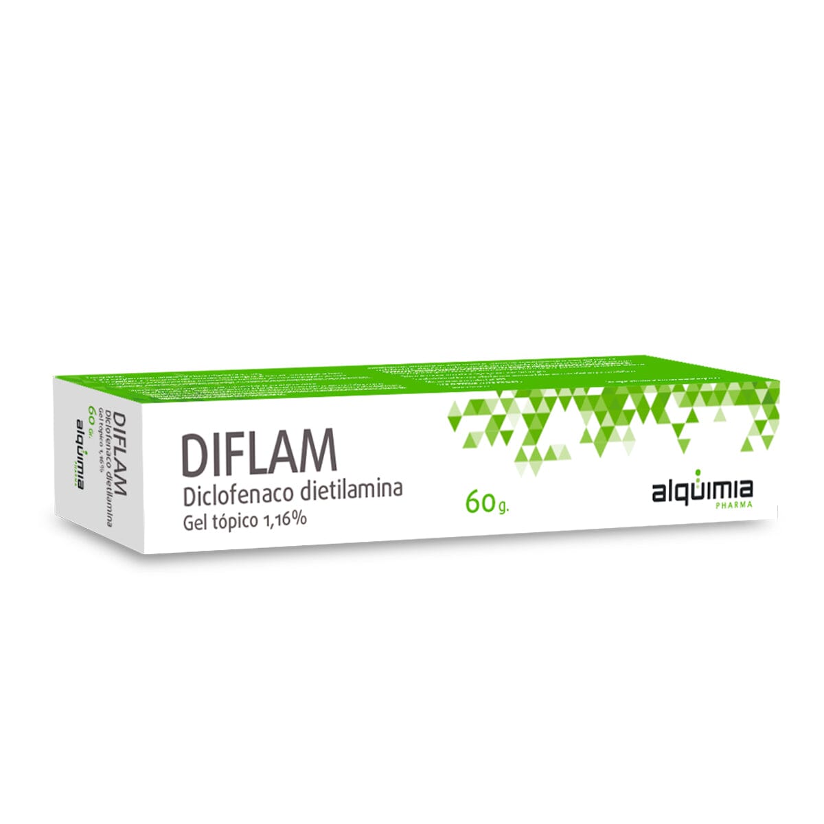Diflam Dietilamina gel tópico 1,16% x 60 gramos (SCL).