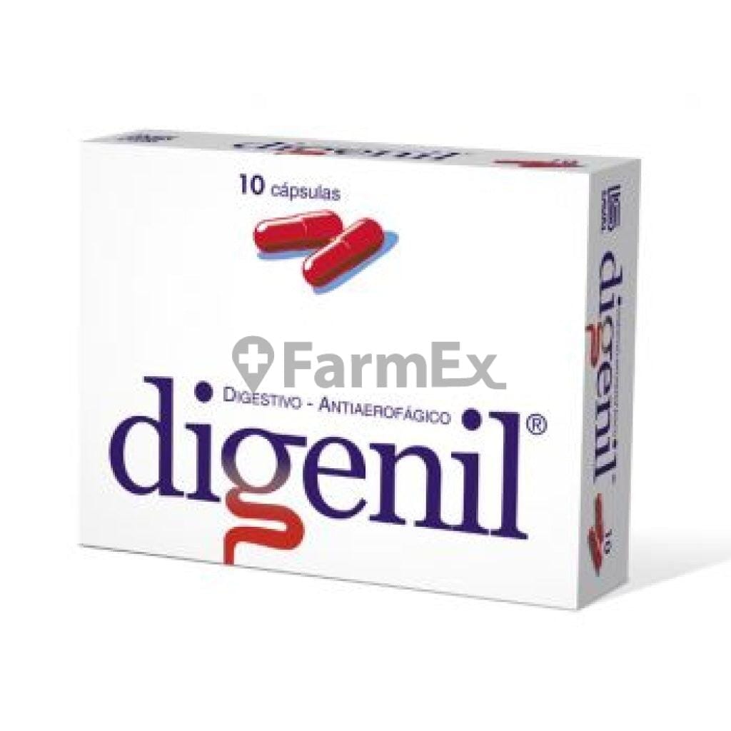 Digenil x 10 cápsulas. Farmex-Yapp-Programa-Boleta 