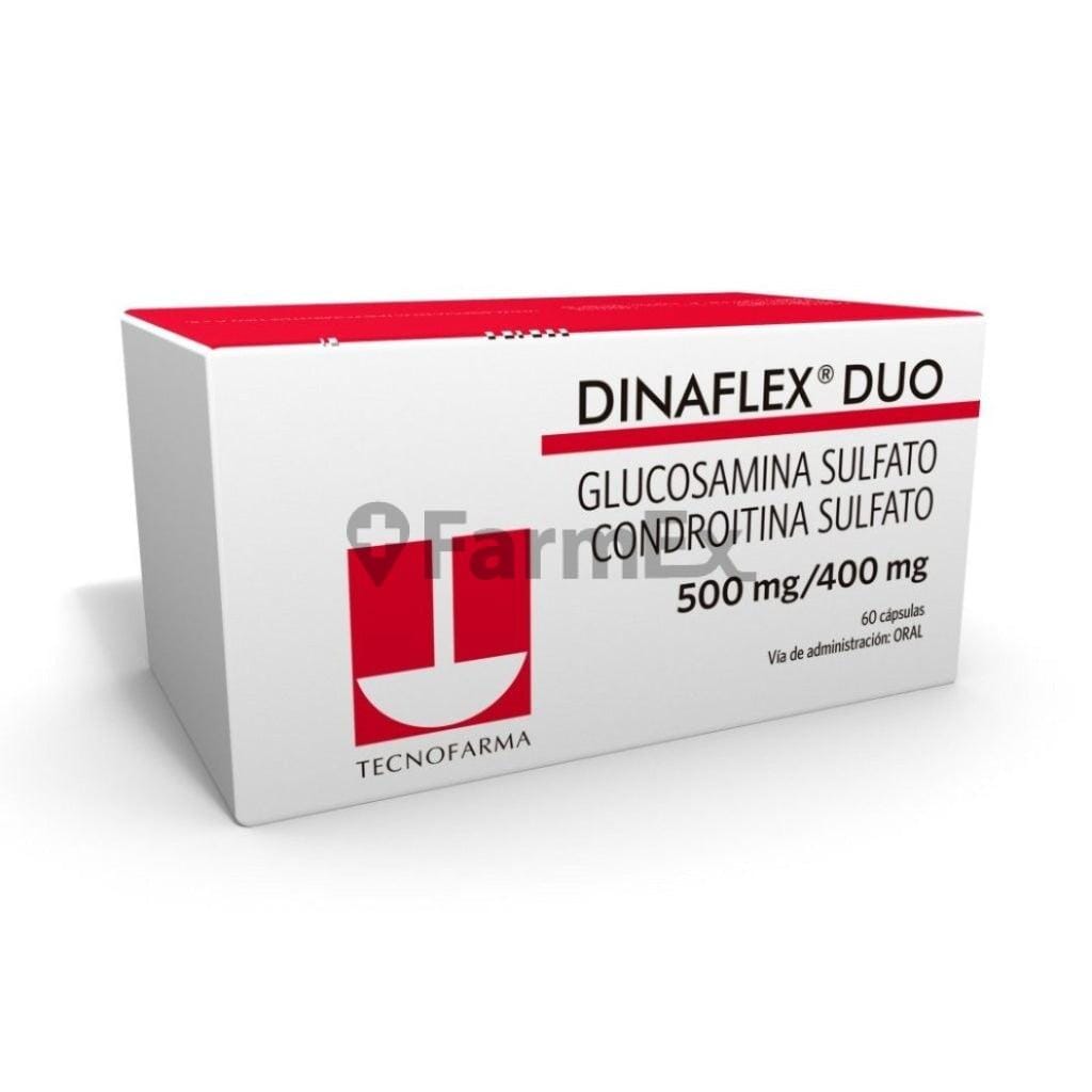 Dinaflex Duo 500 mg / 400 mg x 60 cápsulas Farmex-Fonasa-Persistente 
