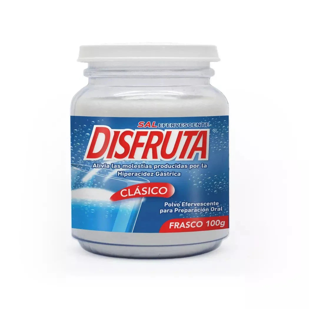 Disfruta clásico sal efervescente antiácido x 100 g.