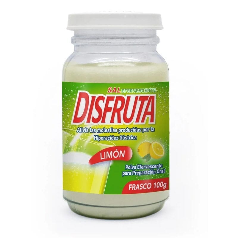 Disfruta Sal Efervescente "Sabor Limón" x 100 g Farmex-Pluxee-Persistente 