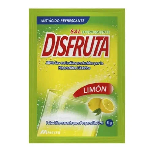 Disfruta Sobre "Sabor Limón" x 5 g. Farmex-Yapp-Seguro-Boleta 