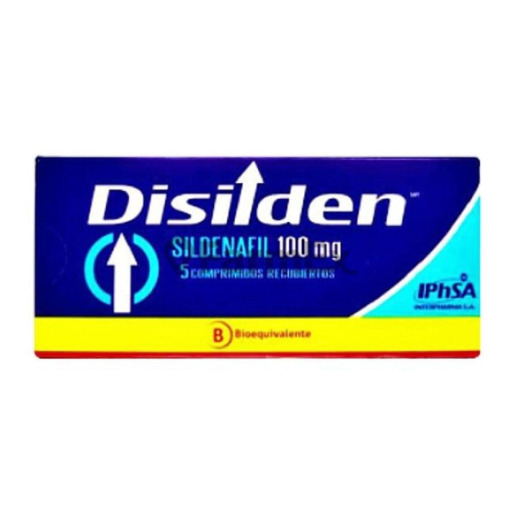 Disilden 100 mg x 5 comprimidos. Farmex-Yapp-Programa-Boleta 