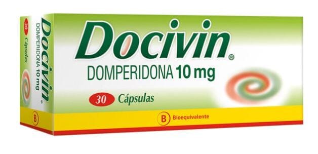 Docivin (domperidona) 10 mg x 30 cápsulas. Farmex-Yapp-Seguro-Boleta 