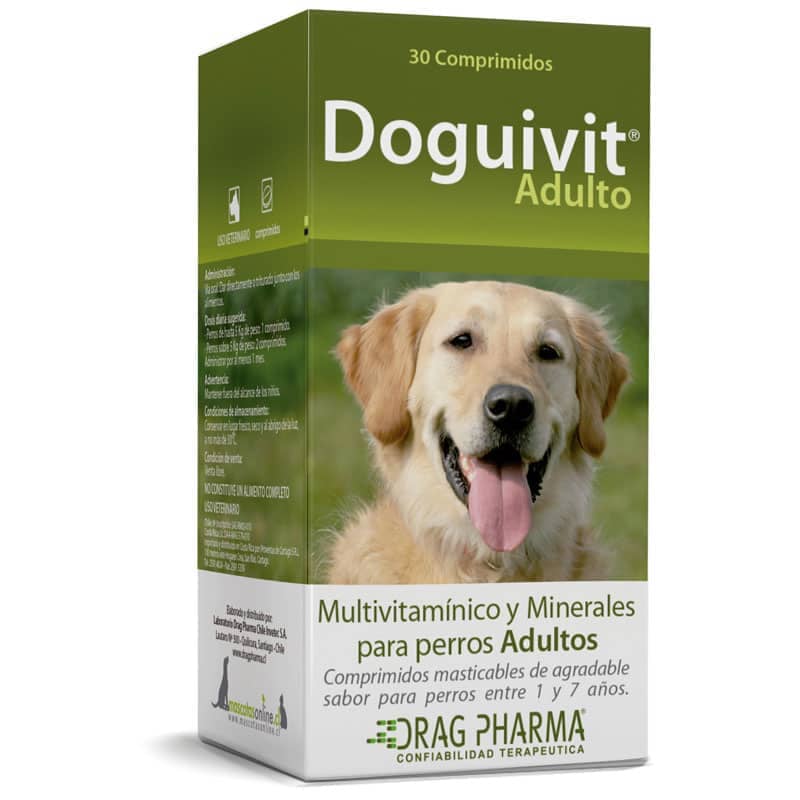 Doguivit® Adulto x 30 Comprimidos Suplemento Multivitamínico para Perros Drag Pharma 