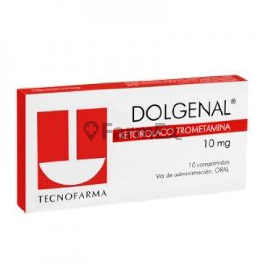 Dolgenal 10 mg x 10 comprimidos Farmex-Consorcio-Persistente 