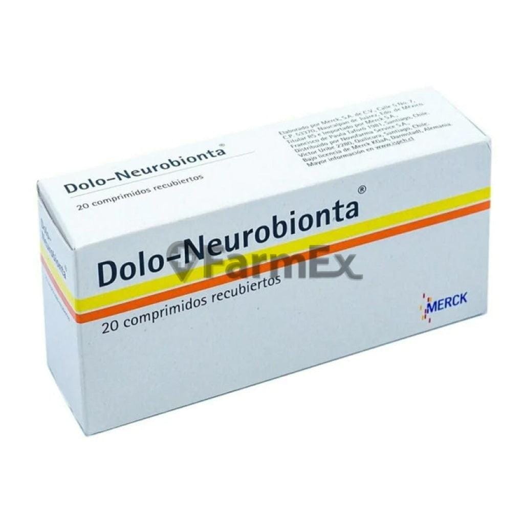 Dolo Neurobionta x 20 comprimidos Farmex-Fonasa-Persistente 