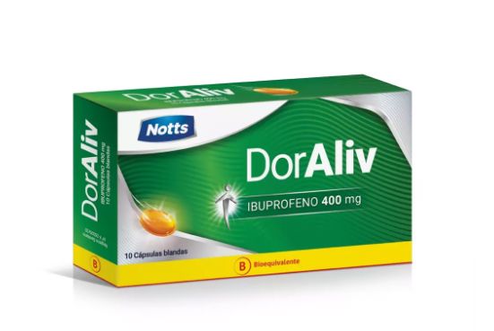 DorAliv 400 mg x 10 cápsulas blandas Vivunt 