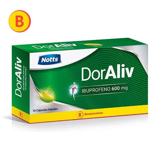 DorAliv 600 mg x 10 cápsulas blandas Vivunt 