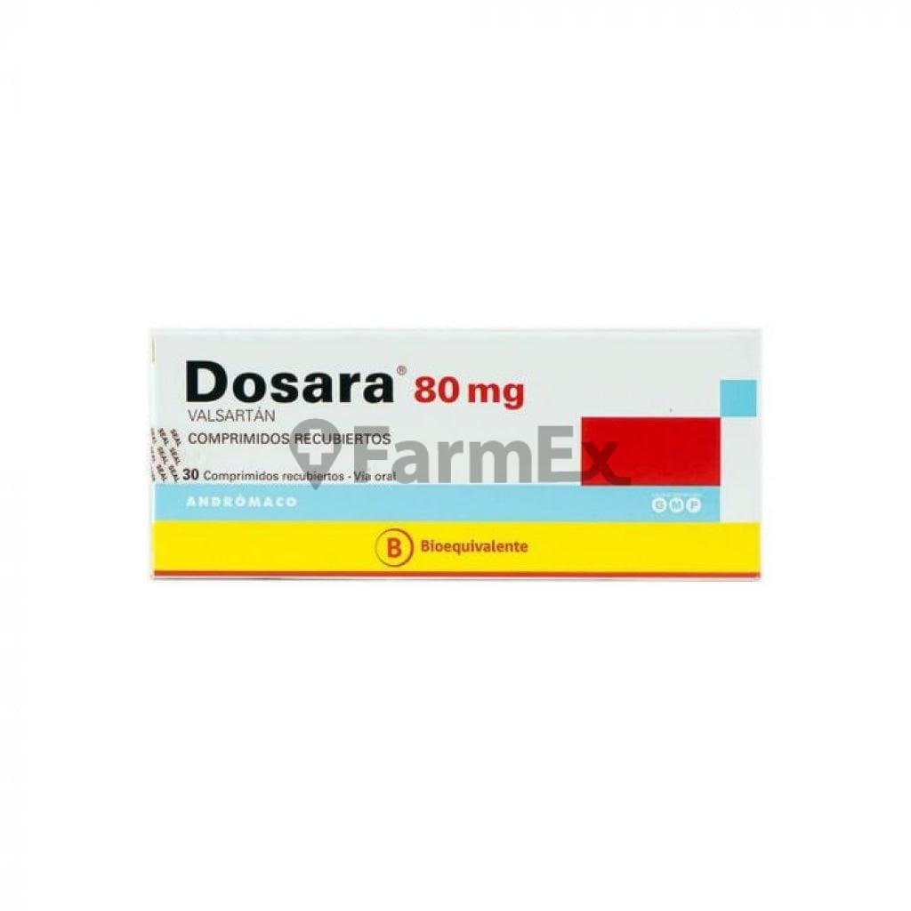 Dosara 80 mg x 30 comprimidos Farmex-VidaTres-Persistente 