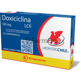 Doxiciclina 100 mg x 10 cápsulas susc-1 de 2 meses