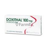 Doxithal 100 mg x 10 comprimidos susc-1 de 2 meses