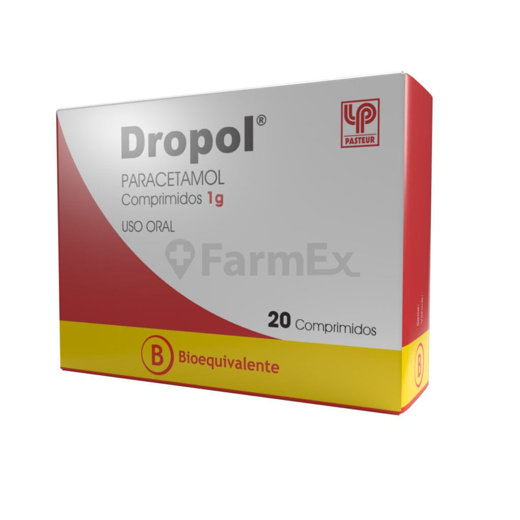 Dropol 1 g x 20 Comprimidos.