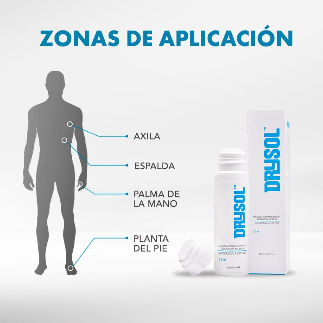 Drysol Solución Antitranspirante x 35 mL. Farmex-Fonasa 