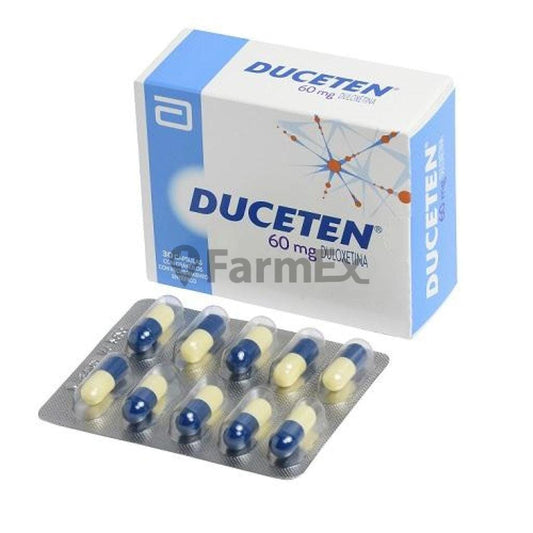 Duceten 60 mg x 30 cápsulas Farmex-VidaTres-Persistente 