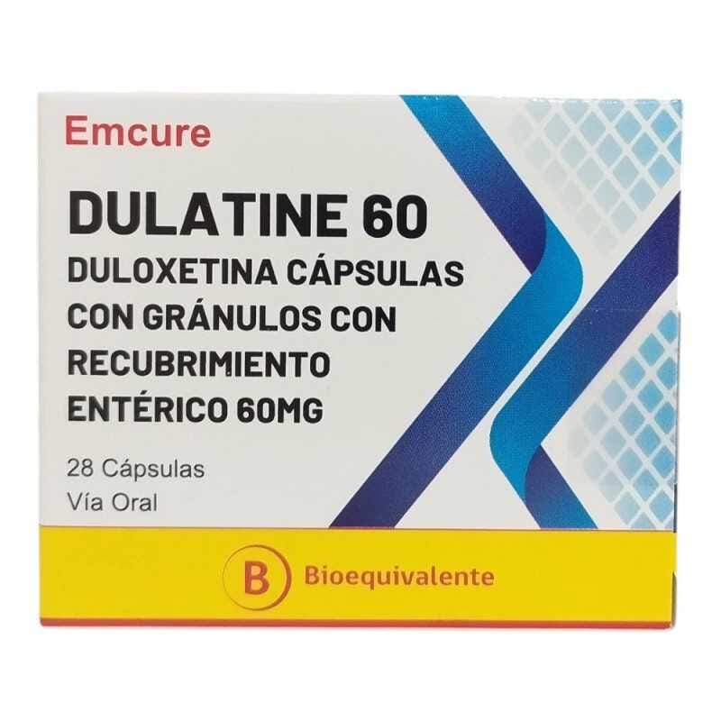 Dulatine 60 mg x 28 capsulas "ley Cenabast " Emcure 