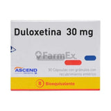 Duloxetina 30 mg x 30 cápsulas susc-1 de 2 meses