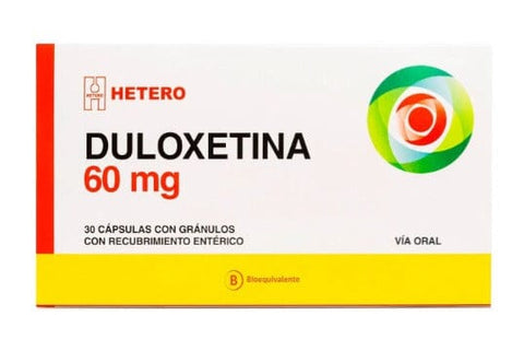 Duloxetina 60 mg x 30 cápsulas