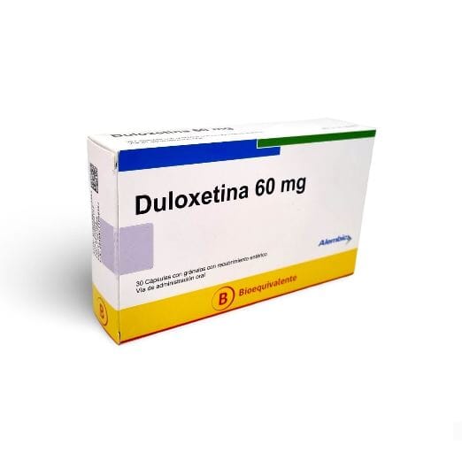 Duloxetina 60 mg x 30 cápsulas "Ley Cenabast".