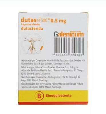 Dutasvitae 0.5 mg x 30 cápsulas blandas Farmex-Pluxee-Persistente 