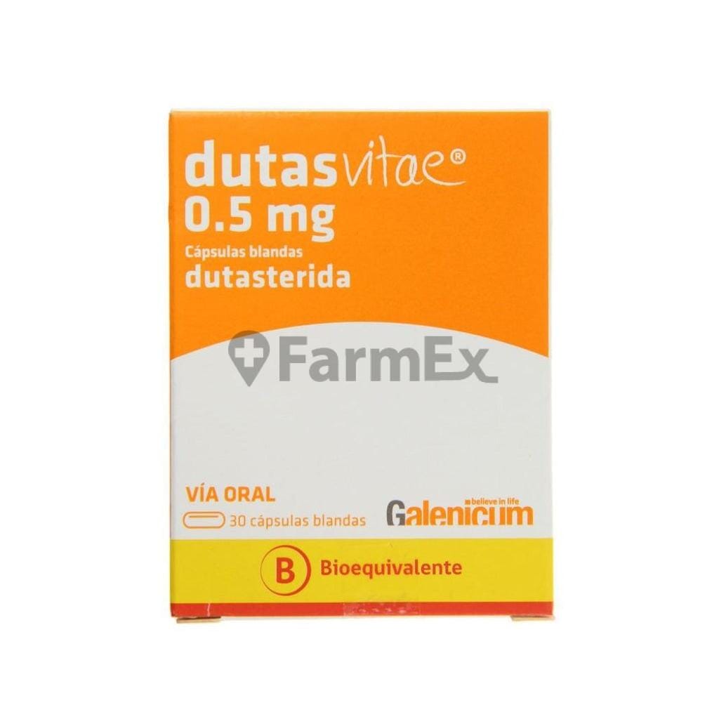 Dutasvitae 0,5 mg x 30 cápsulas "Ley Cenabast" Farmex-Fonasa-Persistente 