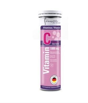 Easy Life Vitamin C x 20Tabletas Efervescentes Sabor Berries 1000Mg. Farmex-Pluxee-Persistente 