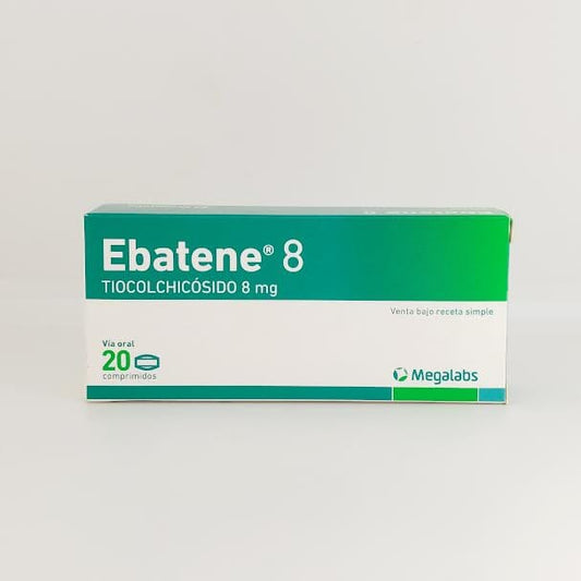 Ebatene 8mg 20 Comprimidos Megalabs 