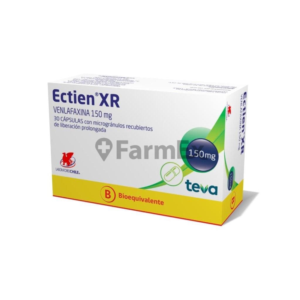 Ectien XR 150 mg x 30 cápsulas susc-1 de 2 meses Farmex-Suscripciones-Persistente 