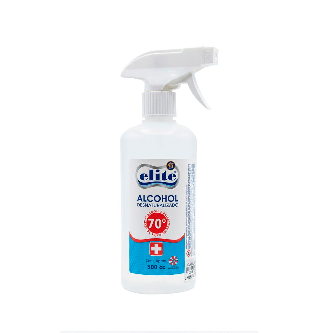 Alcohol 70% Desnaturalizado x 500 mL.