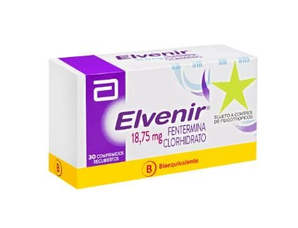 Elvenir 18,75 mg x 30 comprimidos Recubiertos (Venta solo en sucursal) Farmex-Pluxee-Persistente 