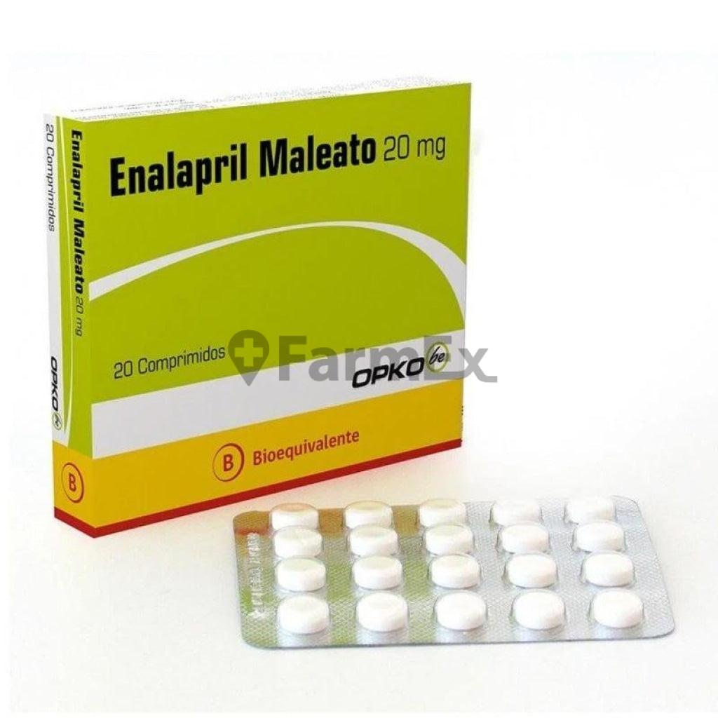 Enalapril 20 mg x 20 comprimidos "Ley Cenabast".