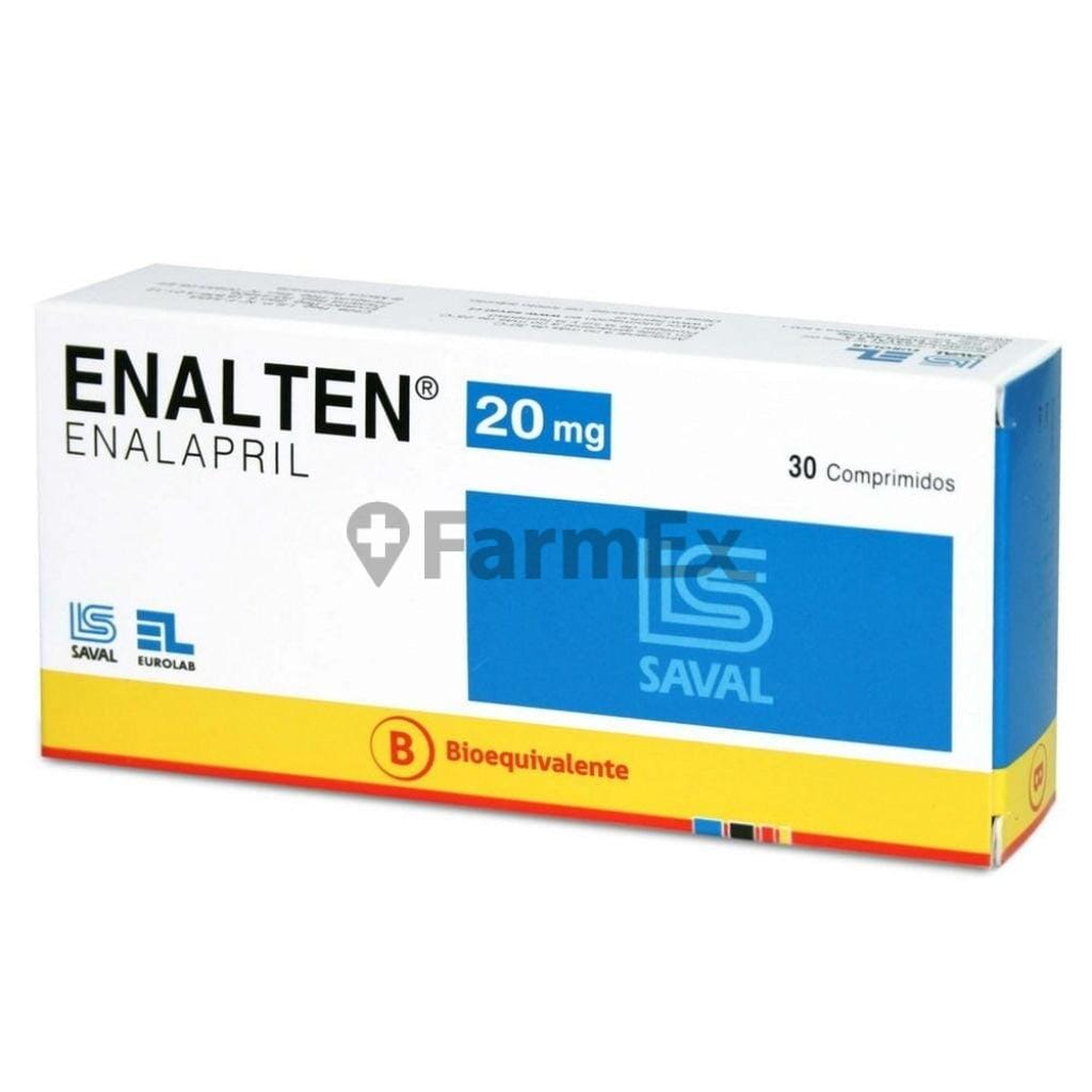 Enalten 20 mg x 30 comprimidos Farmex-BanMedica-Persistente 