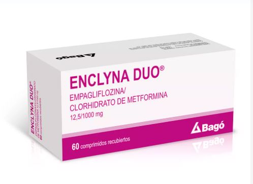 Enclyna Duo 12,5/1000 mg x 60 comprimidos recubiertos.