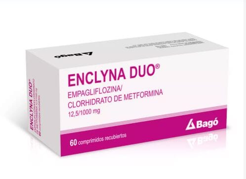 Enclyna Duo 12,5/1000 mg x 60 comprimidos recubiertos Farmex-Pluxee-Persistente 