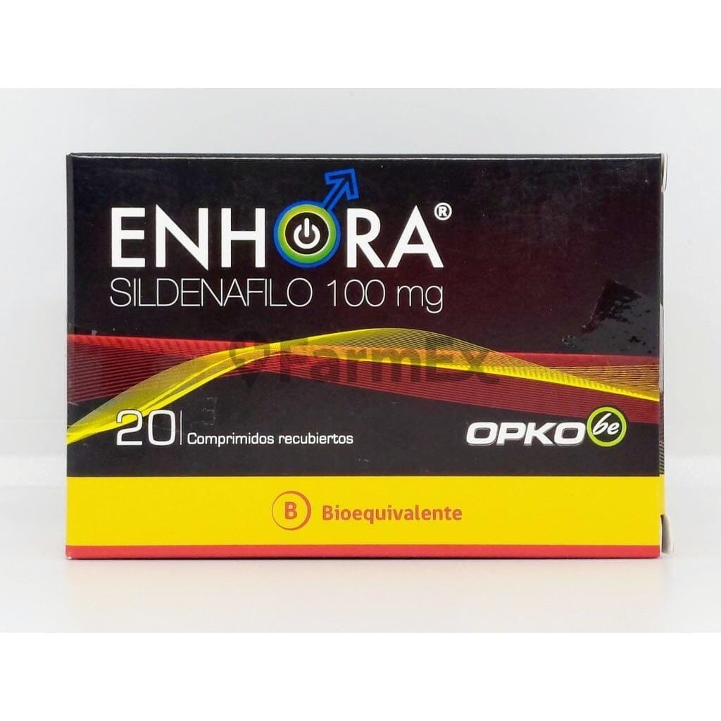 Enhora 100 mg x 20 comprimidos Farmex-Pluxee-Persistente 