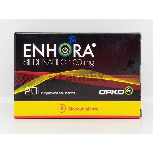 Enhora 100 mg x 20 comprimidos susc-1 de 3 meses Farmex-Suscripciones-Persistente 