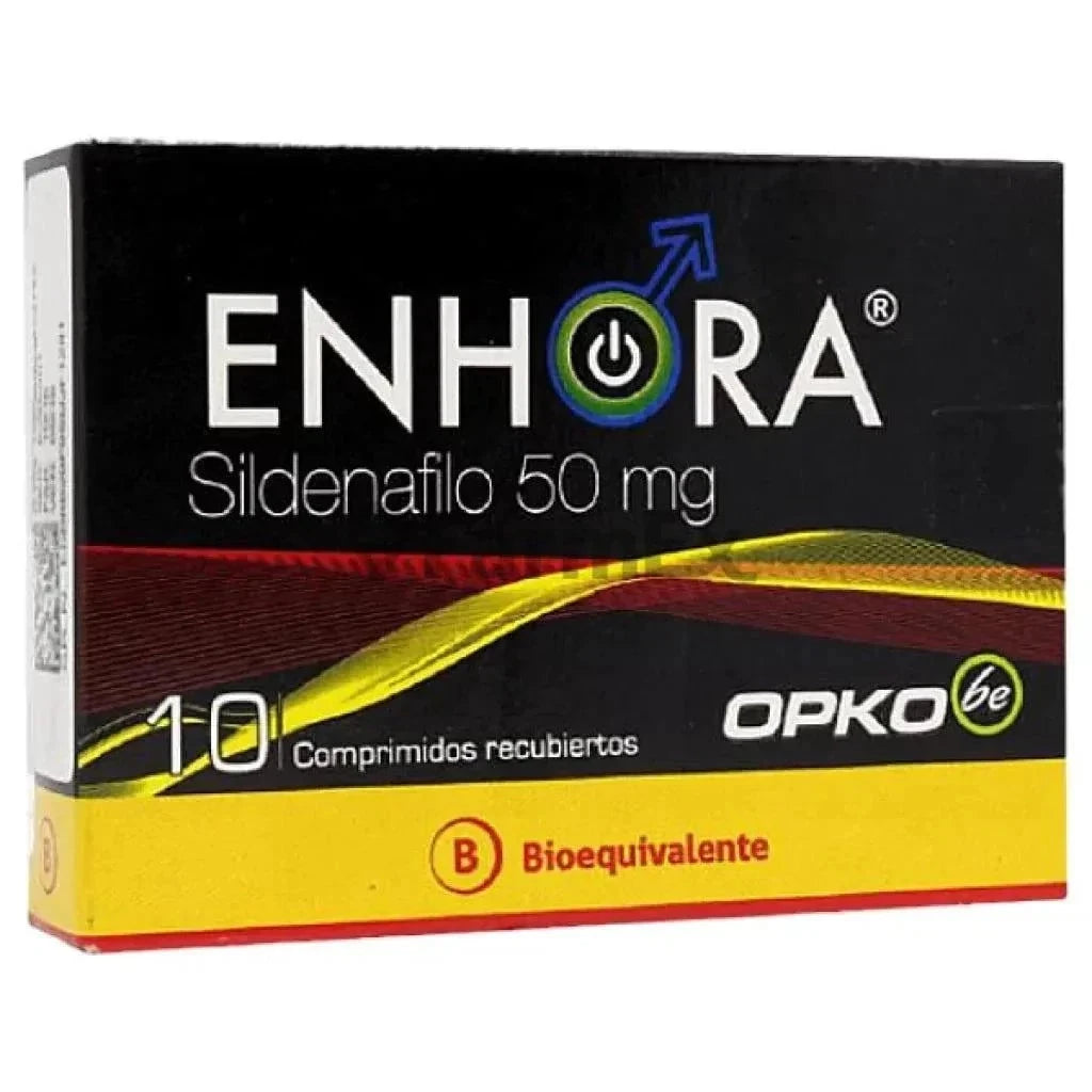 Enhora 50 mg x 10 comprimidos. Farmex-Yapp-Programa-Boleta 
