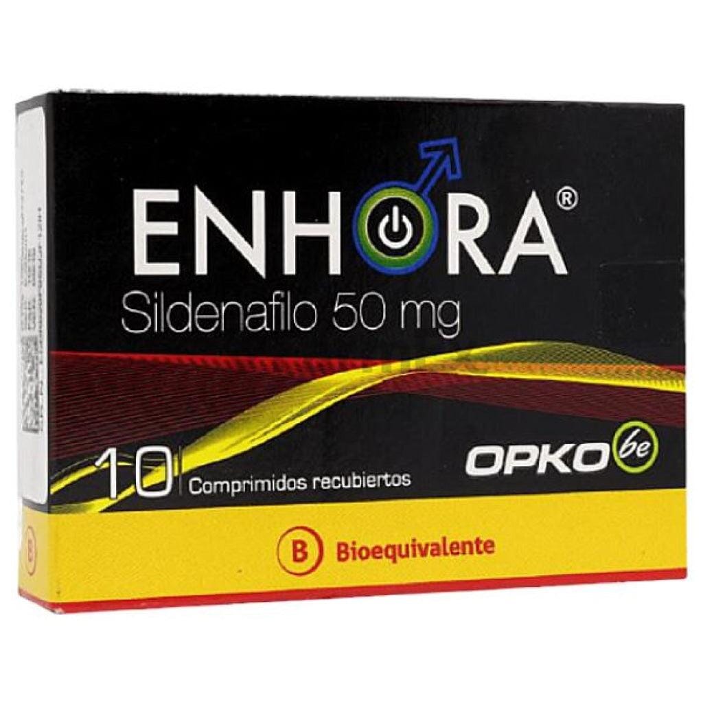 Enhora 50 mg x 10 comprimidos "Ley Cenabast" Farmex-VidaTres-Persistente 