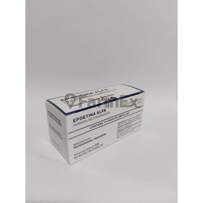 Epoetina Alfa Humana Recombinable Sol. Iny. 2000 U.I / ml x 10 frascos ampollas "Ley Cenabast" Farmex-VidaTres-Persistente 