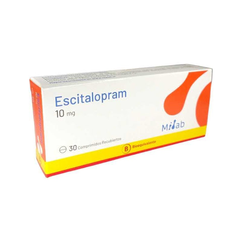 Escitalopram 10 mg x 30 comprimidos