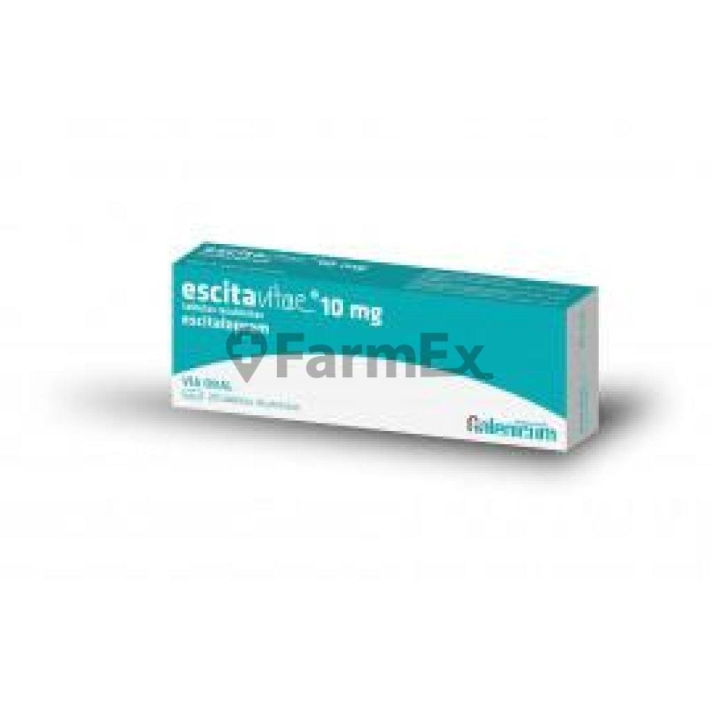 Escitavitae 10 mg x 28 comprimidos susc-1 de 6 meses Farmex-Suscripciones-Persistente 