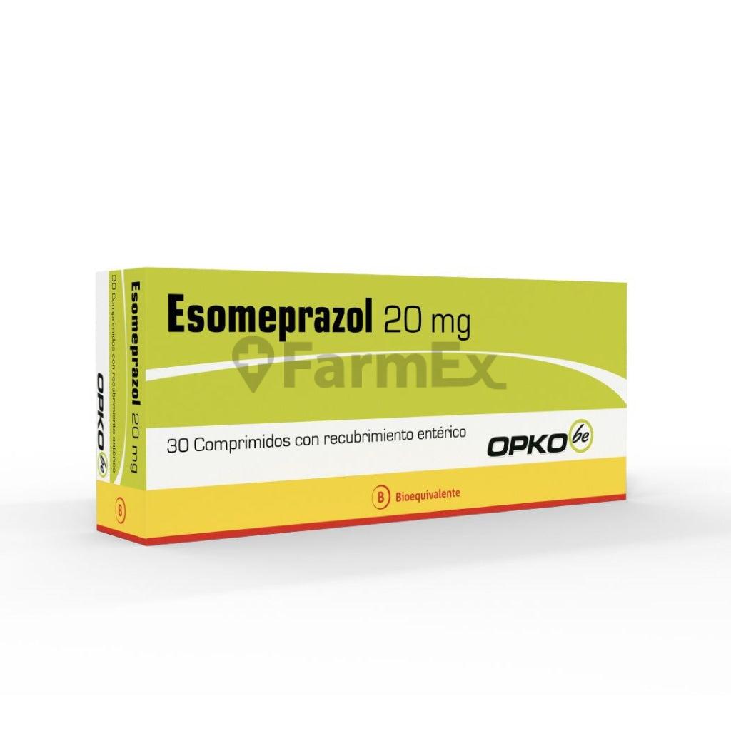 Esomeprazol 20 mg x 30 comprimidos.